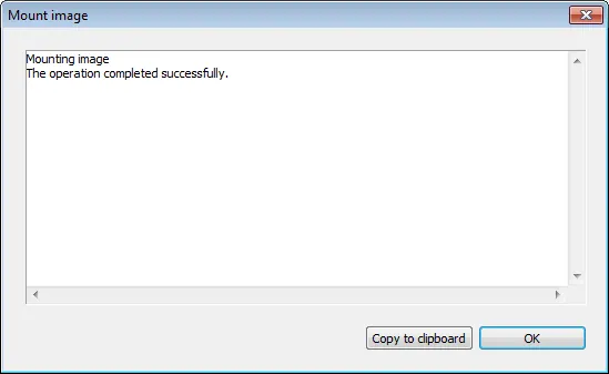 Mount WIM Images With DISM — example PowerISO interface screenshot